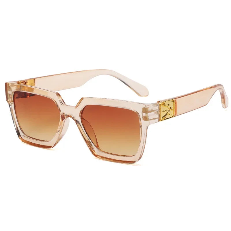 lunettes de soleil rectangulaire de lux