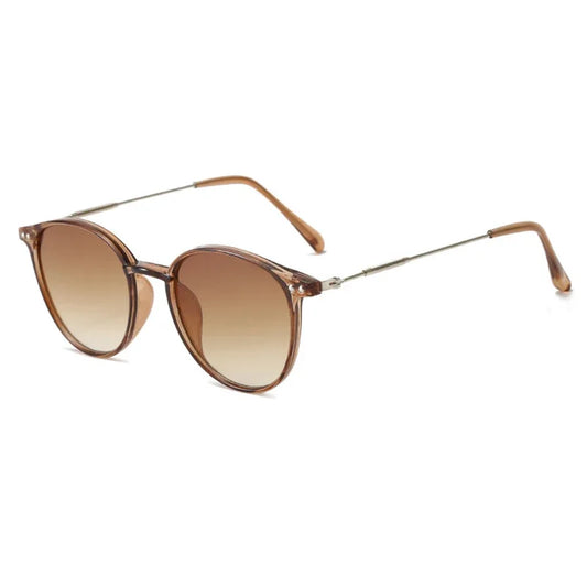 lunettes de soleil ronde fine branche
